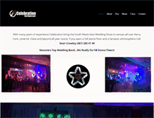 Tablet Screenshot of celebrationtheband.com